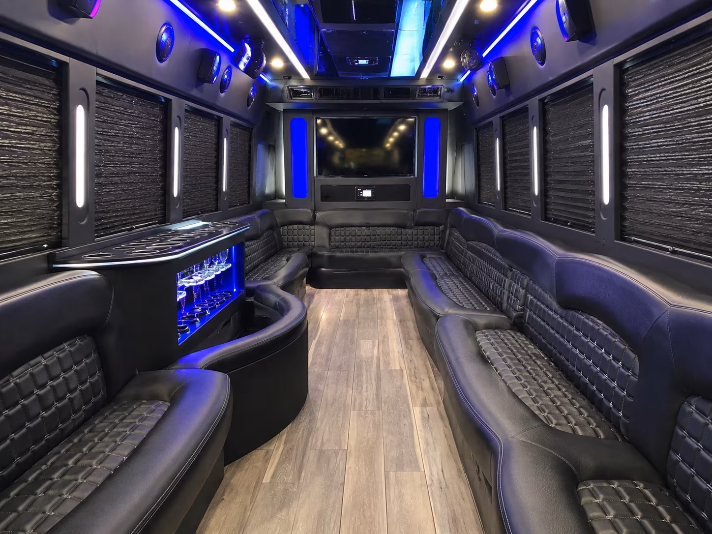 affordable lakewood prom party bus prices split across your group